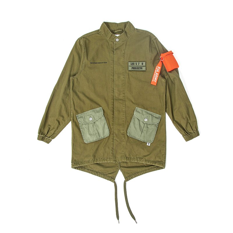 M65 Fishtail Parka - 外套/大衣 - 棉．麻 綠色