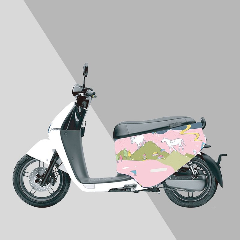 gogoro防刮車套-iD81 風景粉 - 其他 - 聚酯纖維 