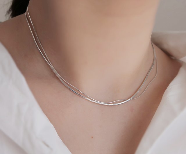 silver925 chain necklace(short) - ネックレス・ペンダント