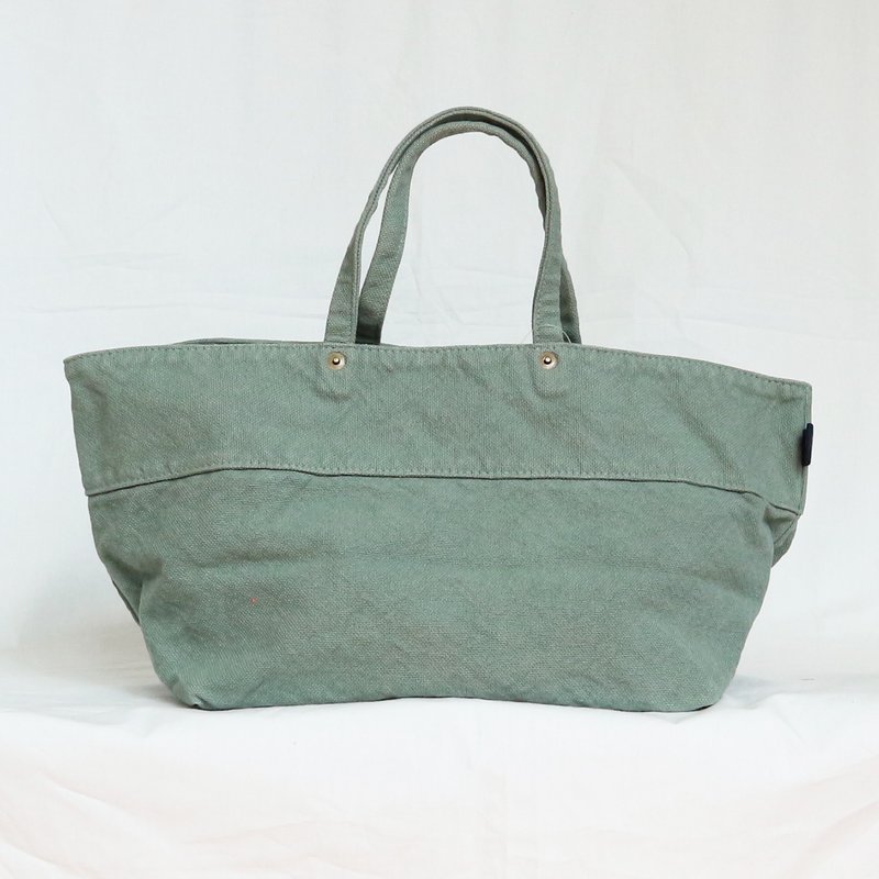 NEW Marche Bag [2024 Autumn/Winter Limited Color: Silver-gray] (VC-34) - กระเป๋าถือ - ผ้าฝ้าย/ผ้าลินิน สีเทา