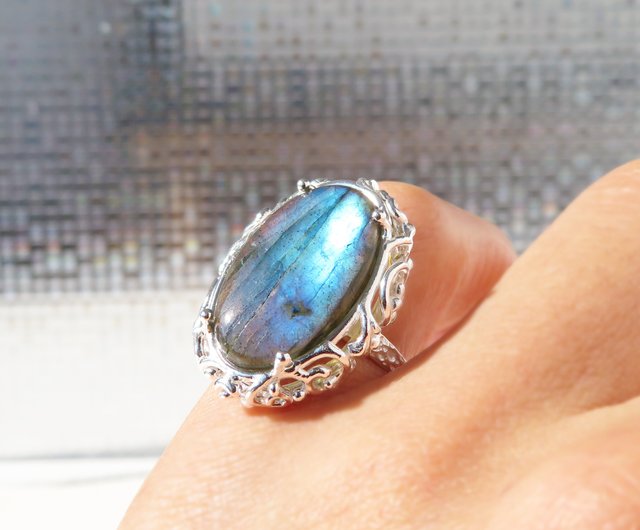 ラブラドライト リング / Labradorite Ring - ショップ NATSU