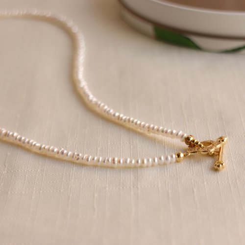 Wanju Pearl 宛茱珍珠飾品 疊疊樂巴洛克 珍珠項鍊 天然淡水珍珠 簡單百搭