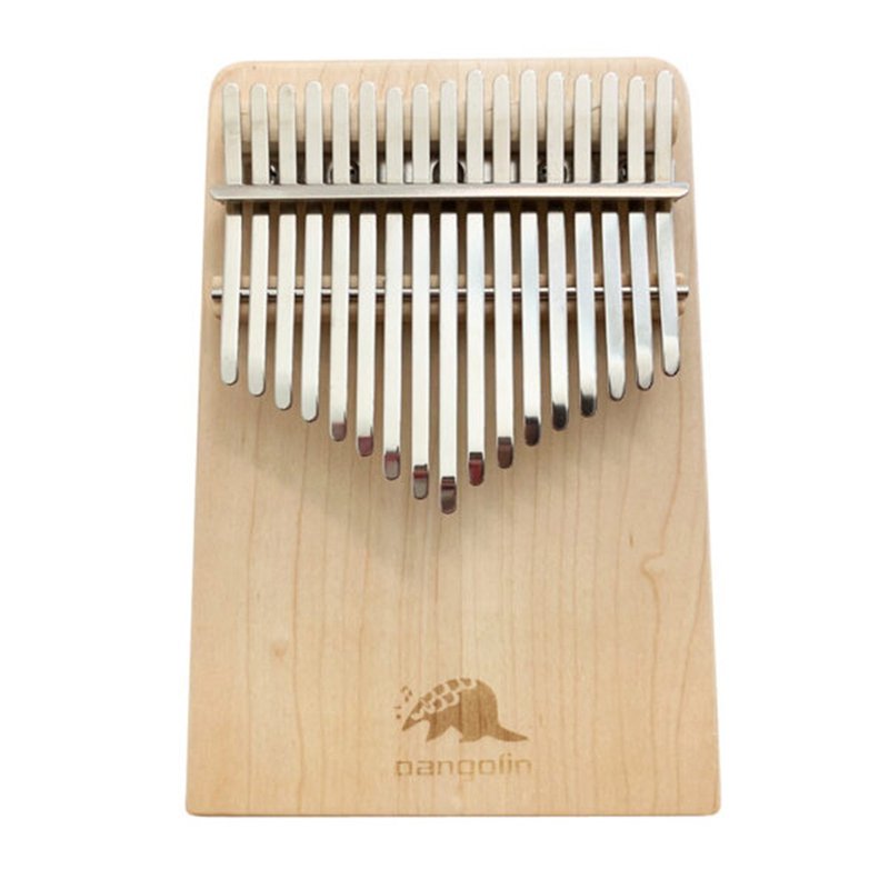 Maple board kalimba comes with tuner + schoolbag + instrument cleaning cloth, complete instrument and accessories, made in Taiwan - Guitars & Music Instruments - Wood Khaki