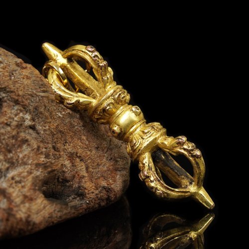 西藏15世紀明代金剛杵(長8.6公分) 菩多佛教文物- Pinkoi 限時優惠活動