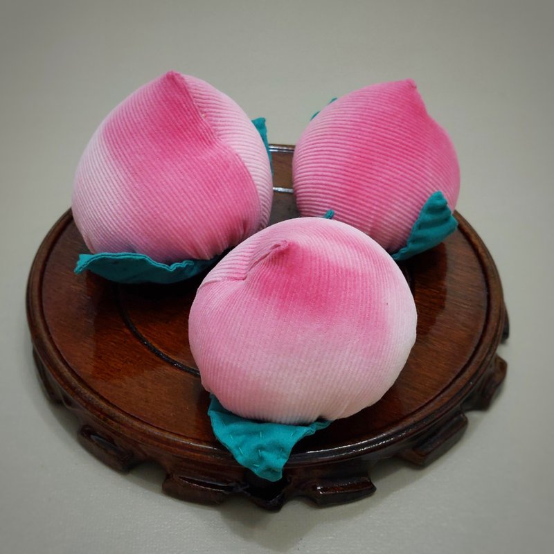 織物水果–桃子 (壽桃) - 擺飾/家飾品 - 棉．麻 