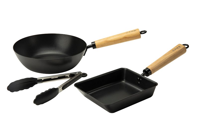 [Black Willow Toru Limited Edition] Five-layer Pottery Yuzi Burning/24cm Five-layer Pottery Wok (Limited to Mrs. Lu's Daily Fans) - Cookware - Other Metals Transparent