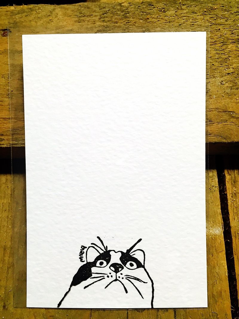 Which cover | swagger cat | limited edition handmade postcards _ sesame paragraph - Cards & Postcards - Paper 