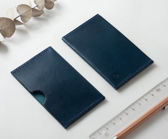 SEANCHY single card slot fully handmade leather business