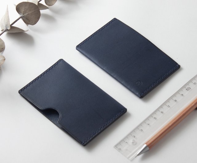 SEANCHY single card slot fully handmade leather business
