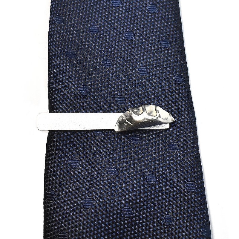 Handmade Gyoza Silver Tie Pin - Ties & Tie Clips - Other Metals Silver