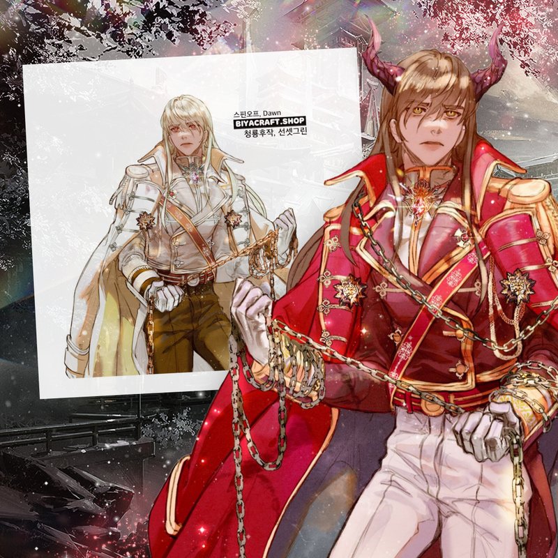 Spin off, Character, Azure Dragon Marquis - 貼紙 - 紙 多色