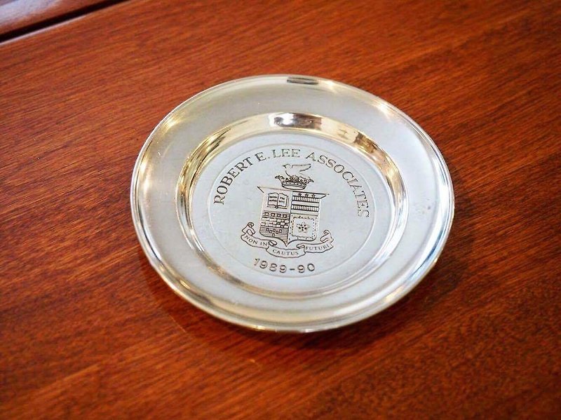 1990年代の米国は、小型株の銀の装飾品、日常の小さなオブジェクトをメッキ記念して（J） - 小皿 - 金属 シルバー