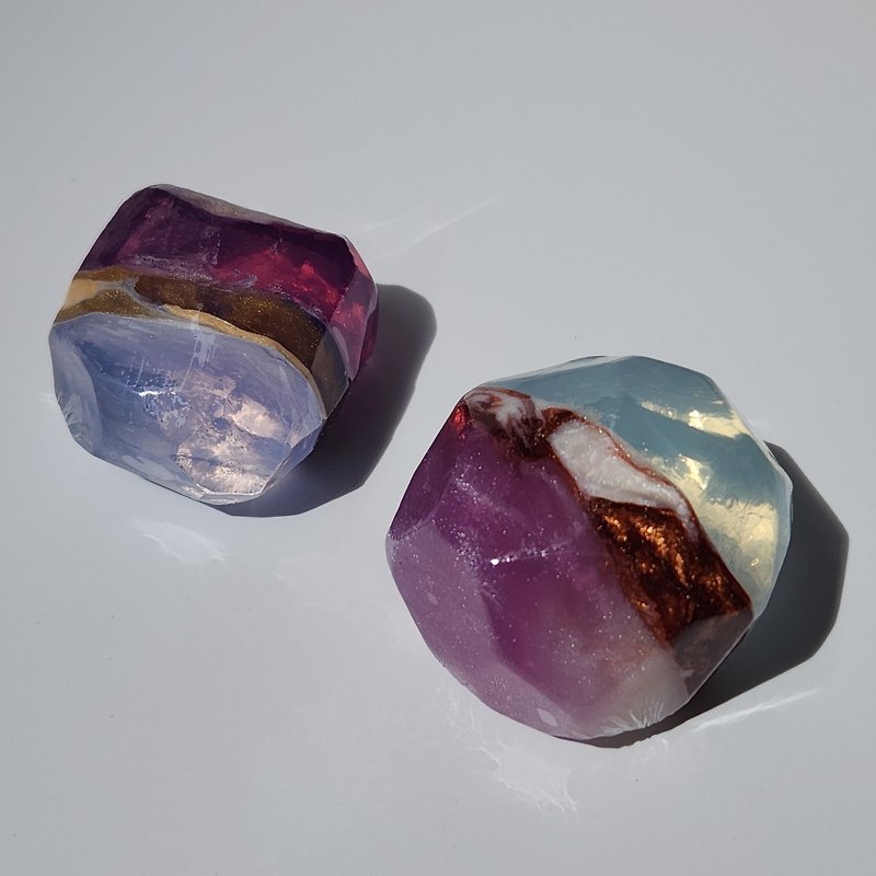[Handmade] Birthstone Gemstone Soap (three pieces) | Gifts | Gifts | Wedding Souvenirs - Soap - Other Materials 