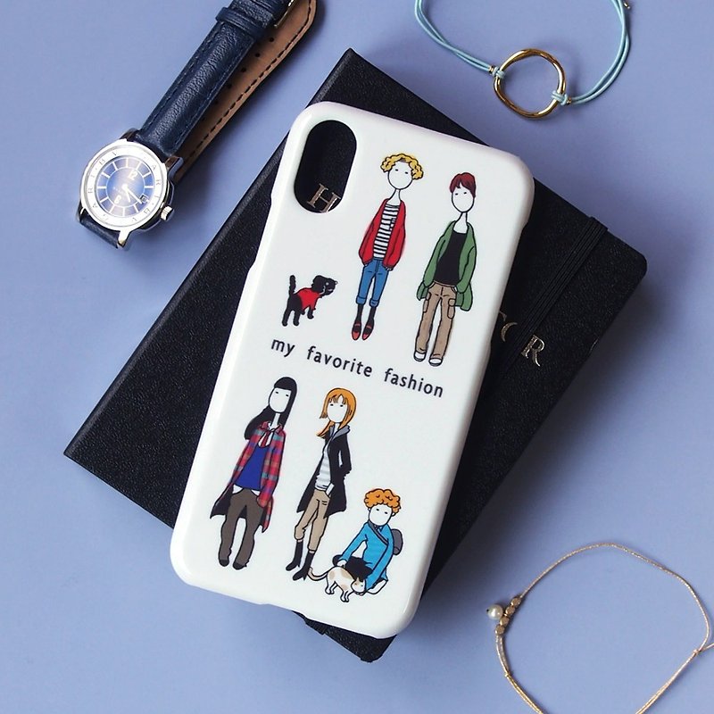 iPhone case - my fashion - - เคส/ซองมือถือ - พลาสติก ขาว