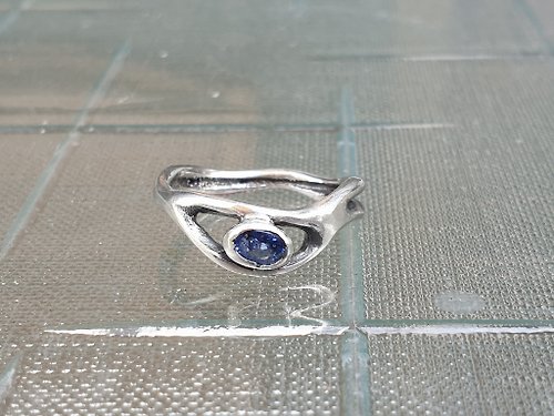 C.L Studio Oˋre Jewelry 設計師款 天然藍寶石 925純銀戒指 可客訂製