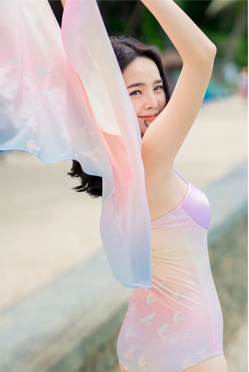 Sweet Skiy Fly Birds - 女泳衣/比基尼 - 聚酯纖維 