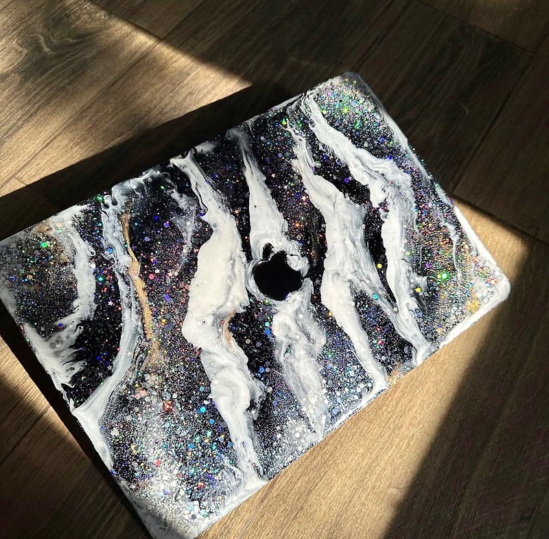 Macbook glitter case - Computer Accessories - Resin Black