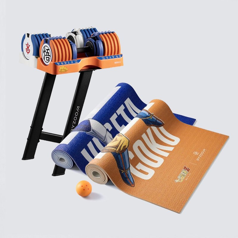ドラゴンボールZ 25kg(55ポンド) 15段階調整式ダンベル 悟空＆ベジータセット - トレーニング用品 - その他の素材 多色