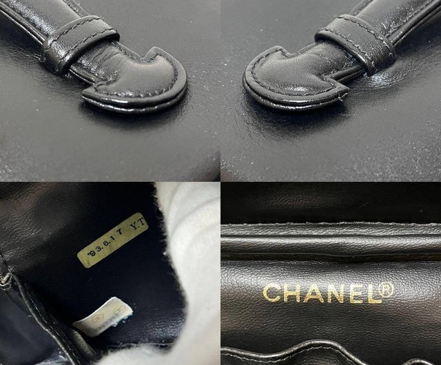 本物 CHANEL シャネル 横型バニティバッグ 化粧ポーチ ビコローレ