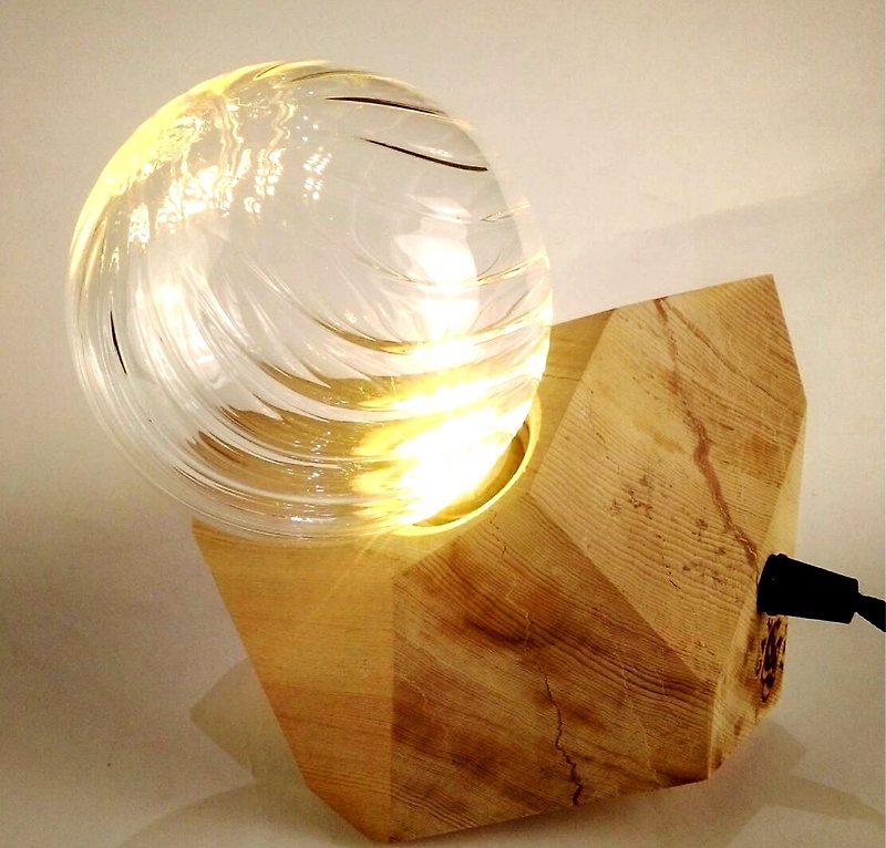 "CL Studio" [He Xiangbo few simple wood wooden lamp base] / S-170 - Lighting - Wood 