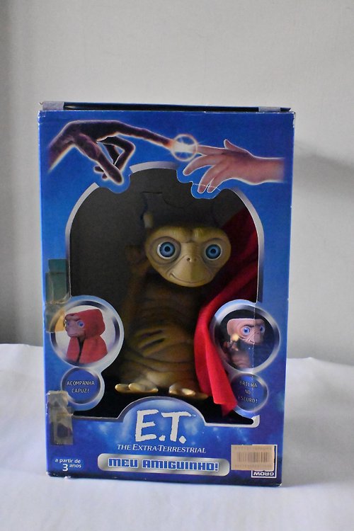 從古至今百貨行 絕版GROW E.T.紅披風外星人公仔