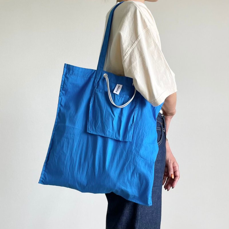 DAILY 2wayトートバッグ / blue / cotton - 側背包/斜背包 - 其他材質 藍色