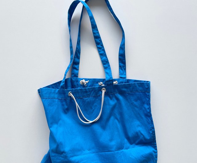 DAILY 2wayトートバッグ / blue / cotton - ショップ WAGDOG
