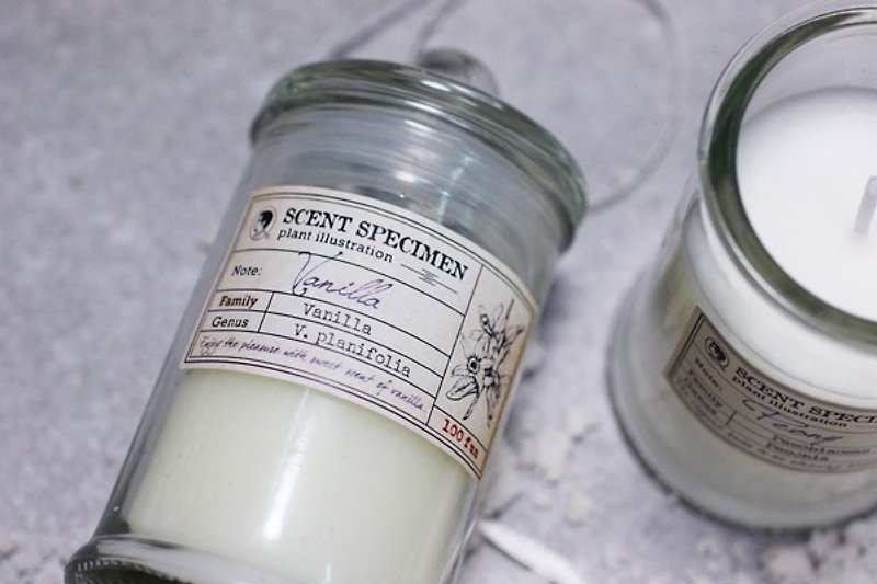 Race Science Factory Odor Specimen Scent Candle - French Vanilla - เทียน/เชิงเทียน - วัสดุอื่นๆ 