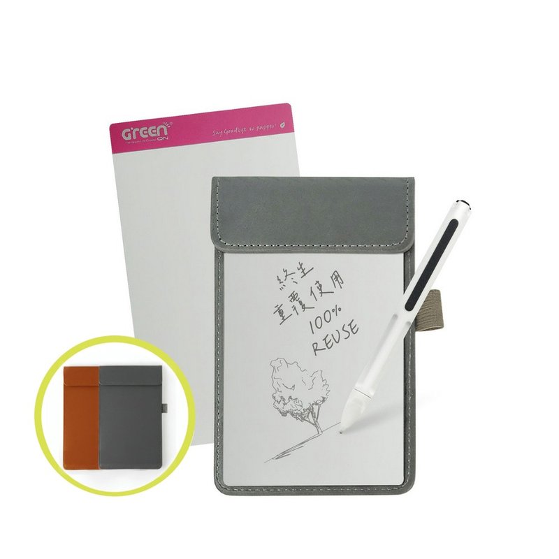 【Green Board】7.2 吋磁性電紙板 MT7進階收納組-粉色 超薄軟性 - 筆記簿/手帳 - 其他材質 多色