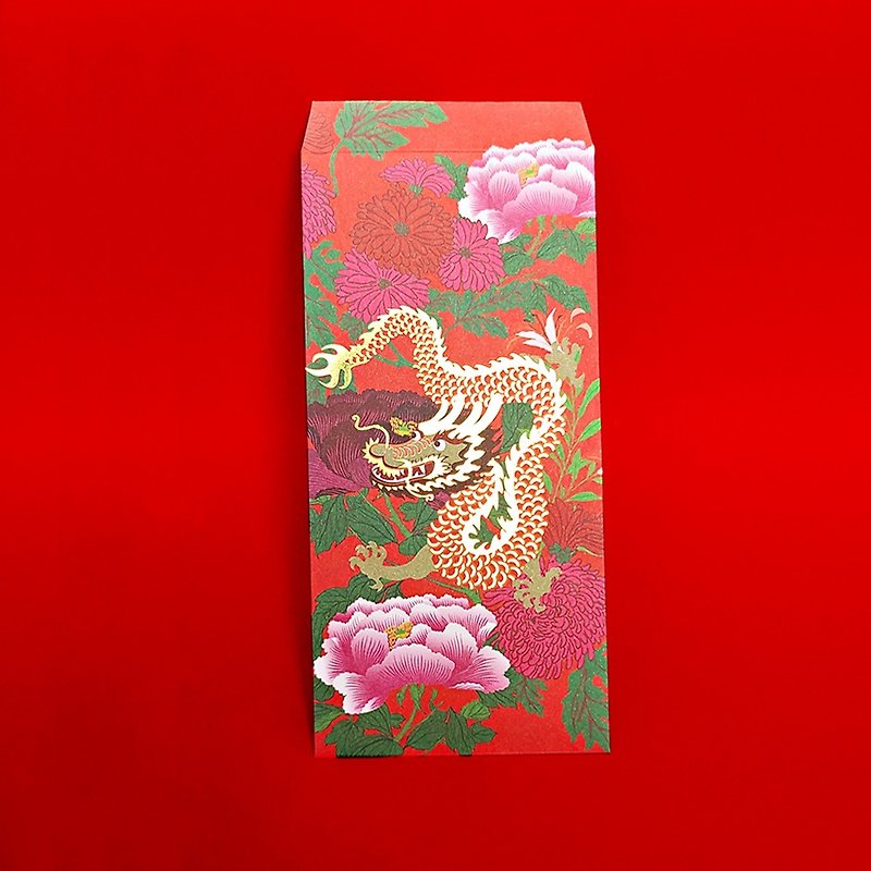 Lucky Beast Lucky Red Envelope Bag-Long Xili Lai/5 pieces - ถุงอั่งเปา/ตุ้ยเลี้ยง - กระดาษ สีแดง
