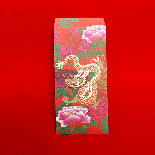 島民工作室 Islanders Studio 福獸納福紅包袋-龍喜利來/5入