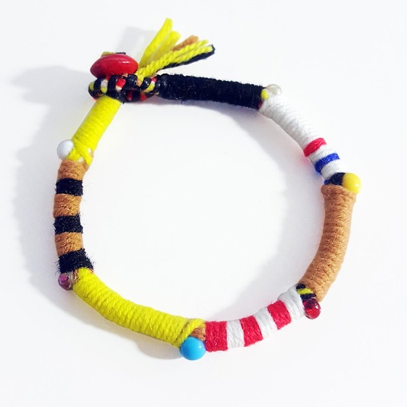 Guess who I am Zero Five / Cartoon Deep Sea Series / Hand-knitted Bracelet / Anklet - Bracelets - Other Materials Multicolor