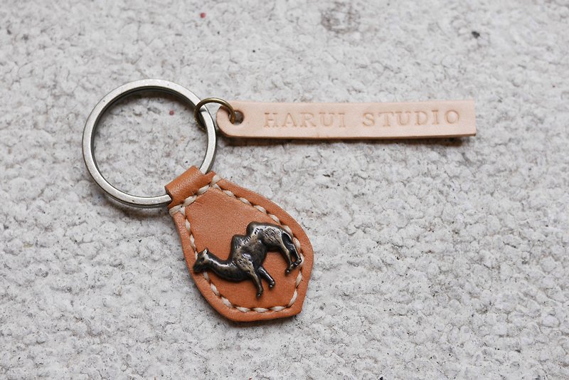 Small animal hardware key ring - ที่ห้อยกุญแจ - หนังแท้ 