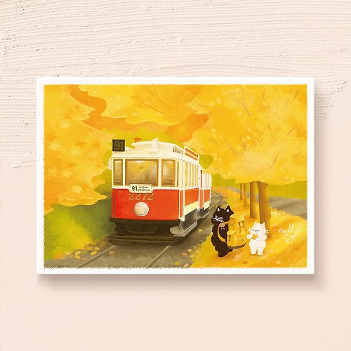 OAO STUDIO postcard-布拉格路面電車・新版