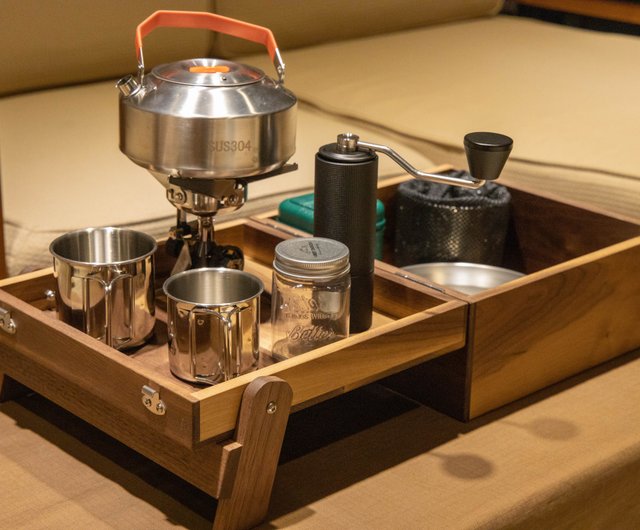 Must be wood】Mobile coffee box丨Not including the subject