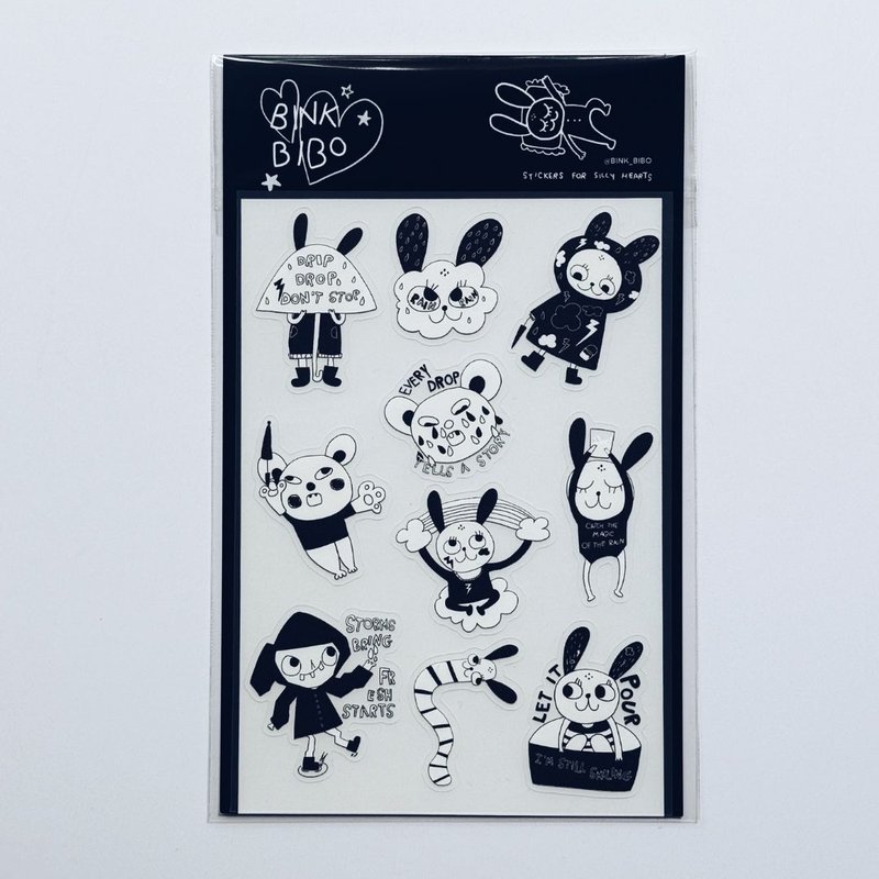 Not-So-Perfect Days – Clear Sticker Pack - 貼紙 - 紙 透明