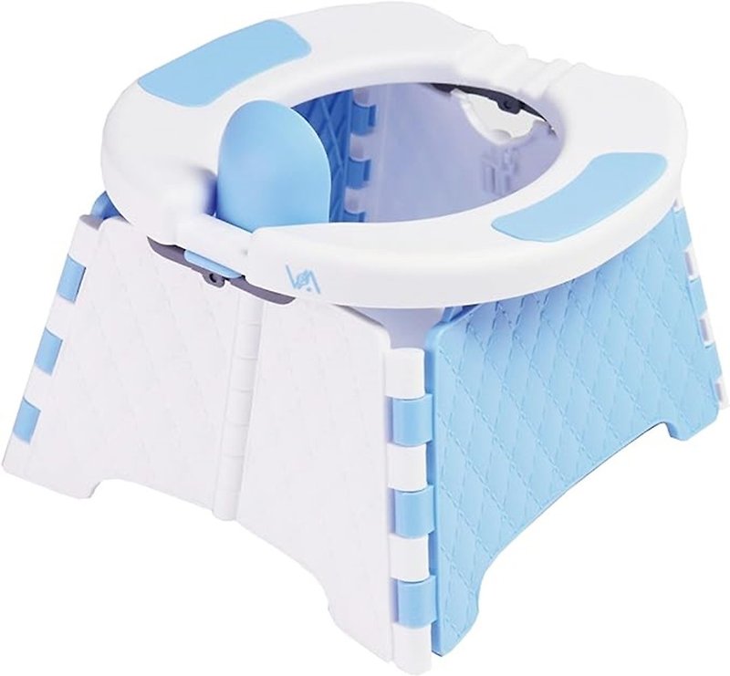 折疊式便攜兒童訓練廁所 - 藍色 (附20個防臭處理袋) - 其他 - 其他材質 藍色