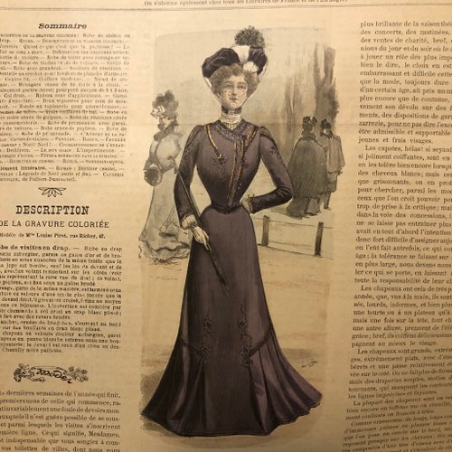 フランスの100年の歴史を持つファッション誌La Mode Illustréeの