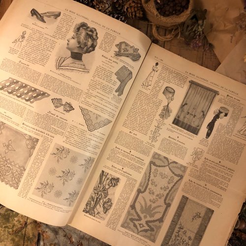 REVUE DE LA MODE 印刷物 19世紀 【商品番号②】 REVUE DE LA MODE 印刷物 19世紀 【商品番号②】 Fashion