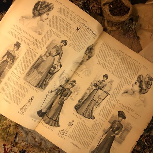 アート・デザイン・音楽 HISTOIRE DE LA MODE フランスの100年の歴史を持つファッション誌La Mode Illustréeの