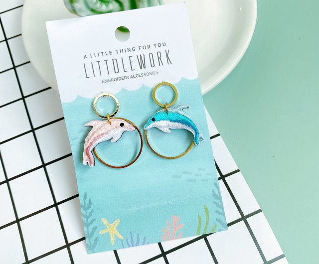カゴバック イルカの刺繍入り 2個セット カゴバック イルカの刺繍入り 2個セット