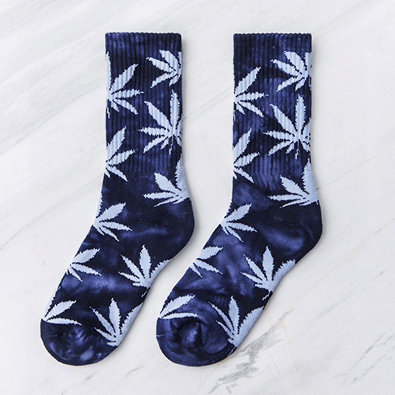 Dyeing Stockings - Hemp::Blue:: - Socks - Cotton & Hemp Blue