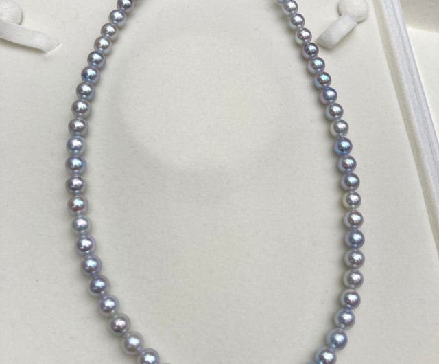 925銀 海水真珠 8mm 真多麻天然海水珍珠真珠項鍊6mm7mm8mm9mm整圈珠鏈