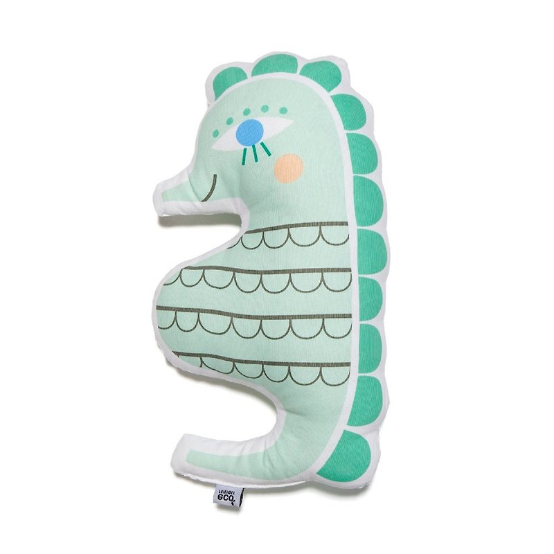 【絕版出清】荷蘭Petit Monkey ─ 療癒海馬抱枕 - 枕頭/咕𠱸 - 棉．麻 