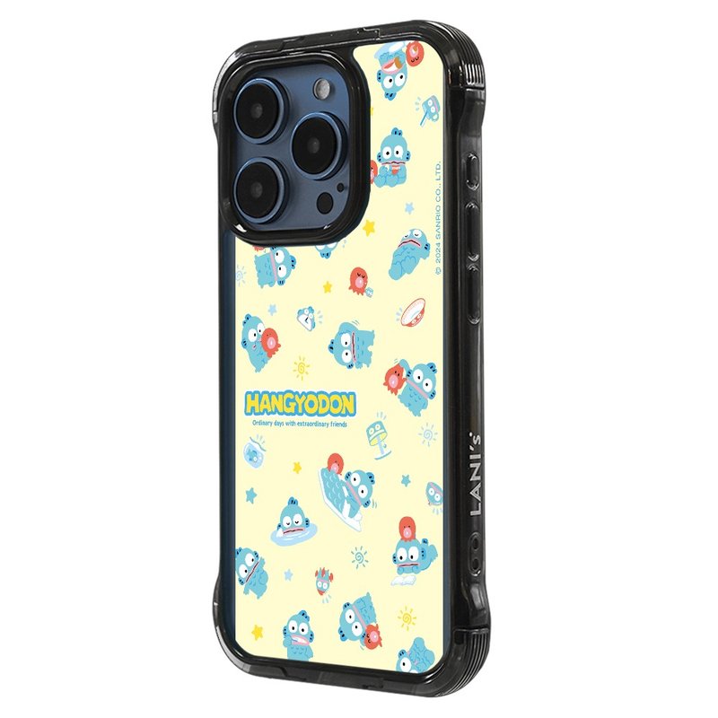 人魚漢頓 麻吉小百合懶人支架【標準透黑】iPhone 16 15 Pro Max - 手機殼/手機套 - 其他材質 透明