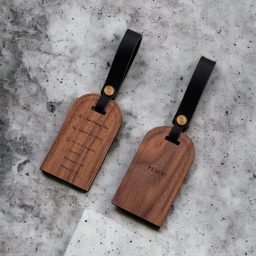 simplewood 【客製化禮物】行李吊牌 客製化 似顏繪 免費刻字 世界12強棒球