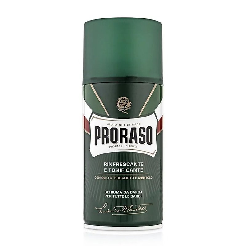 Proraso Refreshing Mint Green Label Shave Foam / Shave Foam Shave Cream Shave Soap Shave Cream - สกินแคร์ผู้ชาย - วัสดุอื่นๆ 