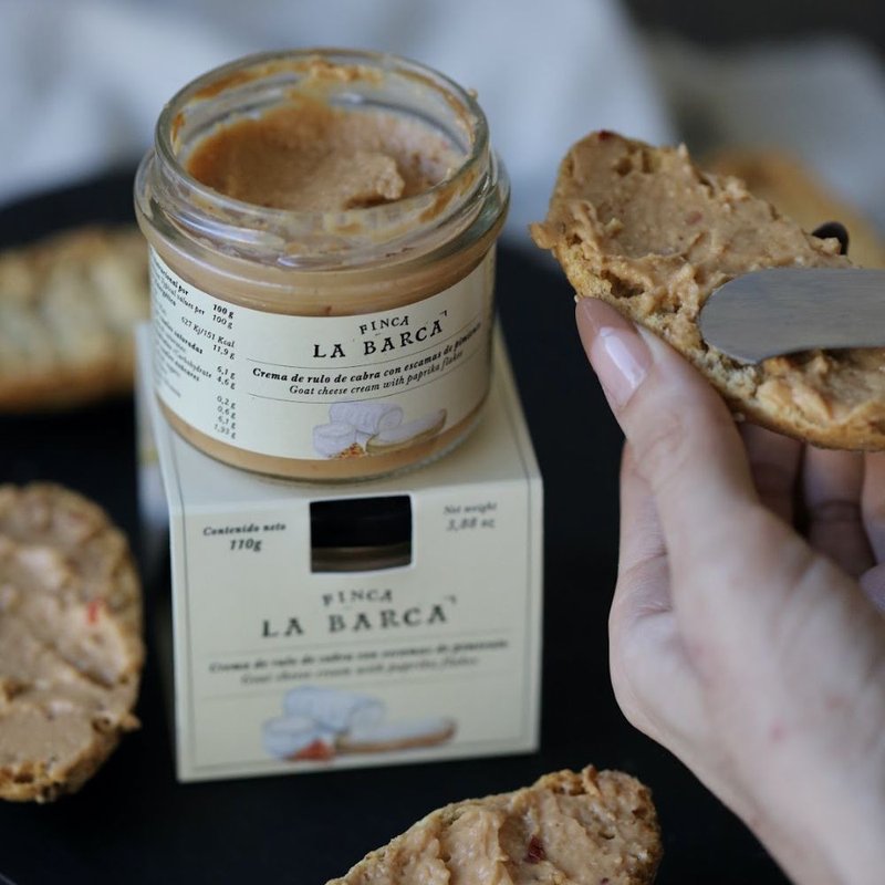 FINCA LA BARCA Goat cheese with smoked paprika spread - แยม/ครีมทาขนมปัง - อาหารสด 