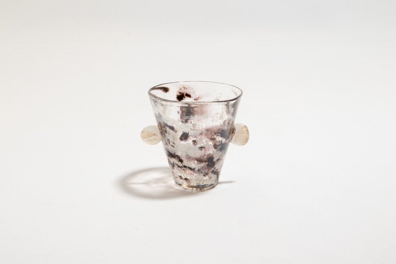 黑白雙耳烈酒杯 - 酒杯/酒器 - 玻璃 黑色