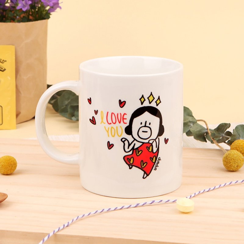 Hello DunDun 哈囉登登系列 馬克杯02.love you - 咖啡杯/馬克杯 - 瓷 